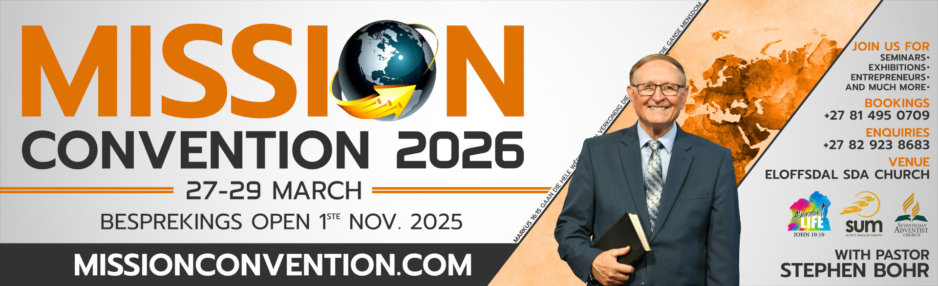 Mission Convention 2026 Stephen Bohr Main Banner